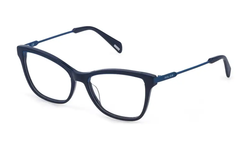 Police Donna VPLC30E LIAISON 1  9GUV Montature da vista Acetato Blu  Farfalla