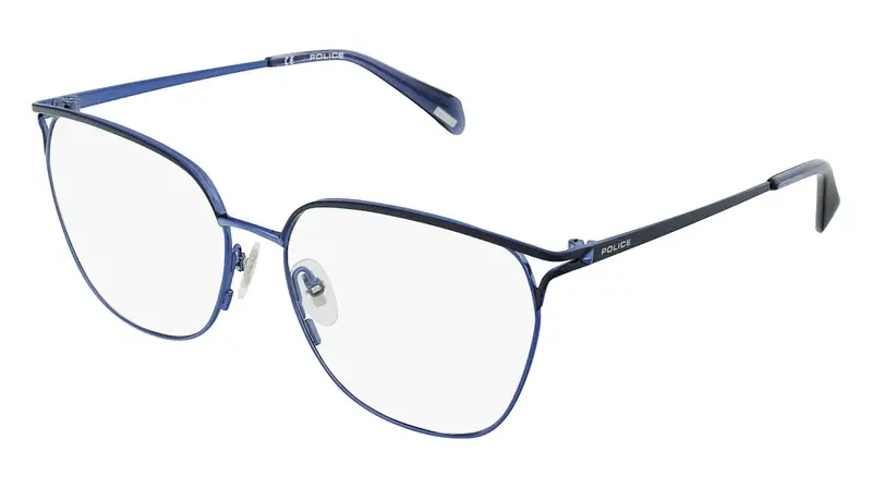 Police Donna VPLC33 VENUS 2  08H7 Montature da vista Metallo Blu  Squadrata