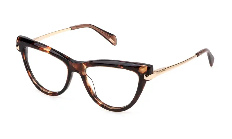 Police Donna VPLP49 STARLIGHT 3  02AD Montature da vista Acetato Havana  Farfalla