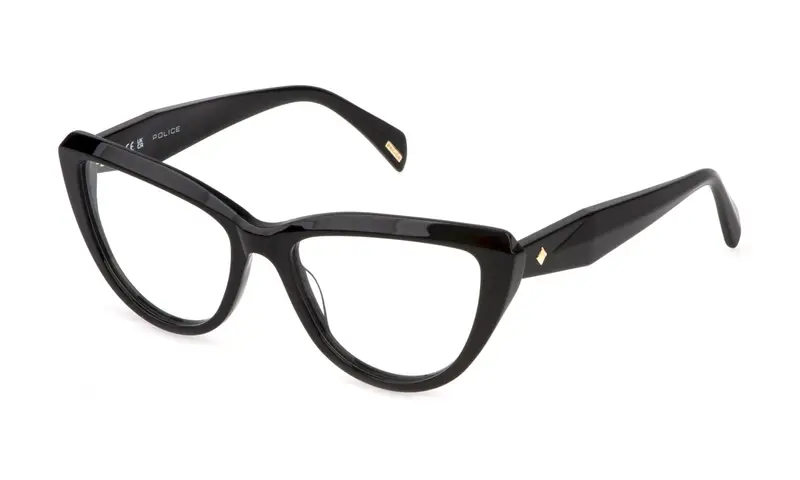 Police Donna VPLP51 GEM 5  700 Montature da vista Acetato Nero  Farfalla