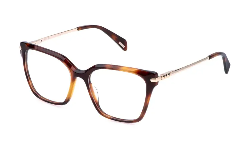 Donna VPLT04 0752 Montature da vista Acetato Havana Farfalla