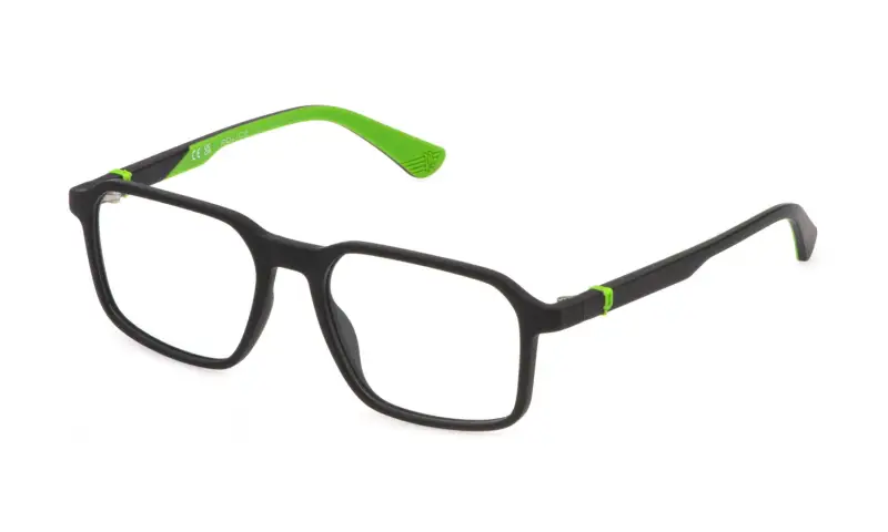 Junior VK143 0U28 Montature da vista Iniettato Nero Squadrata