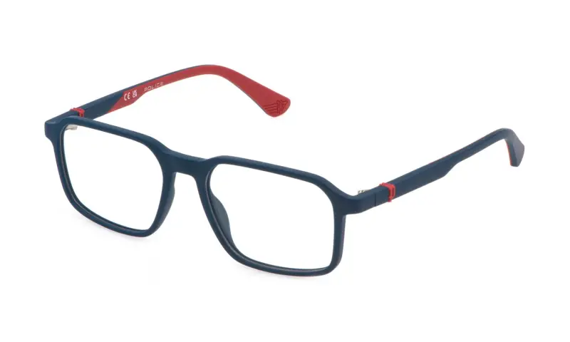 Junior VK143 0U43 Montature da vista Iniettato Blu Squadrata