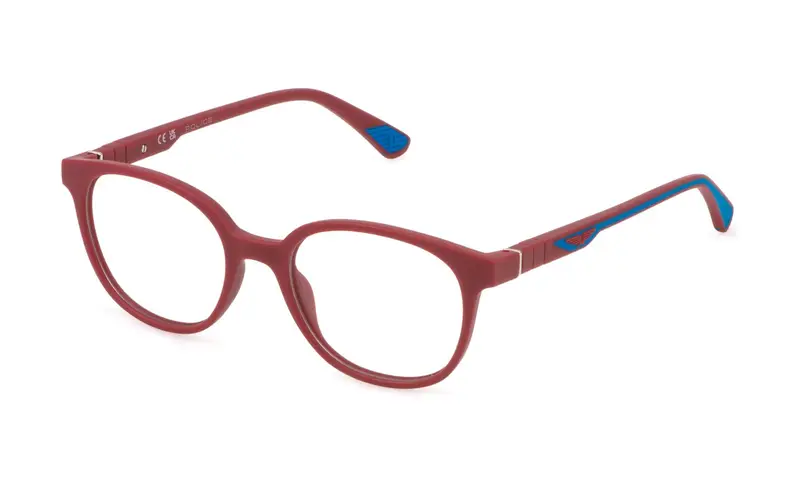 Police Junior VK146 STEM JR 1  2GHM Montature da vista Iniettato Rosso  Pantos