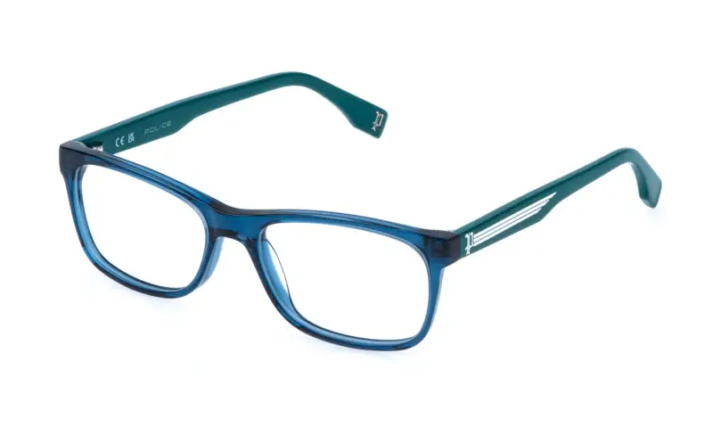 Junior VK171 06SB Montature da vista Acetato Blu Squadrata