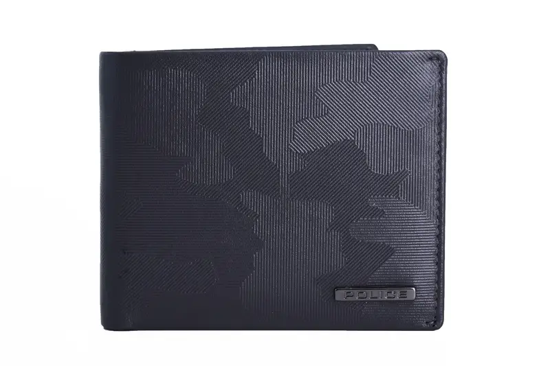 Portafoglio Uomo Police Berryblack Mimetico Grigio
