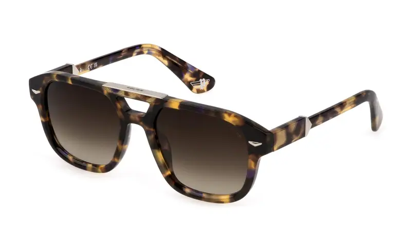 Police  SPLL19 MONUMENT 1 0744 Occhiali da sole  Havana Marrone  Normale Sfumato