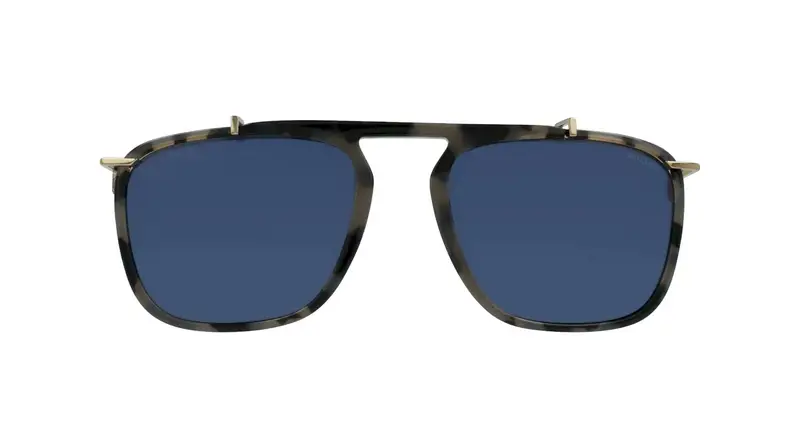 Police Uomo APLB30 096N Aggiuntivi Acetato Grigio Blu Squadrata