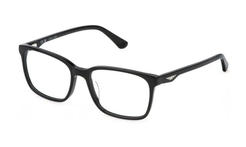 Police Montature da vista Uomo VPLN81 ORIGINS LITE 23 700 Acetato Nero