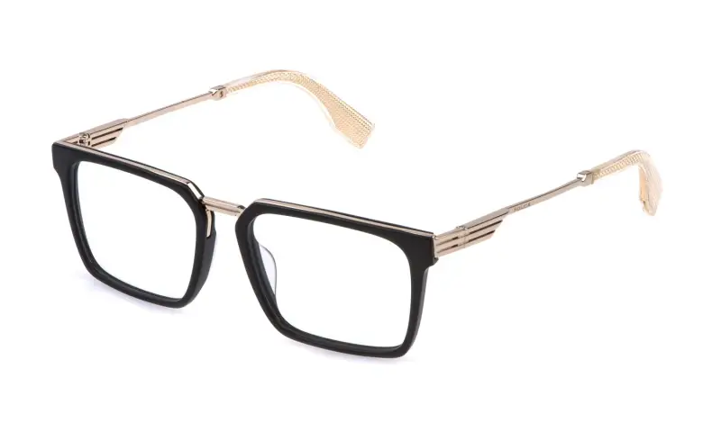 Police Montature da vista Uomo VPLQ77Z MERCURY 4 in Metallo Oro e Nero