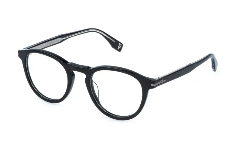 Police Montature da vista Uomo VPLR63 GRIND 5 700 in acetato nero