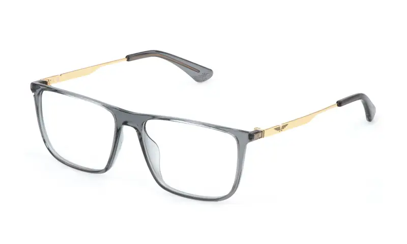 Uomo VPLP09 ORIGINS LITE 27 04G0 Montature da vista Iniettato Grigio Squadrata