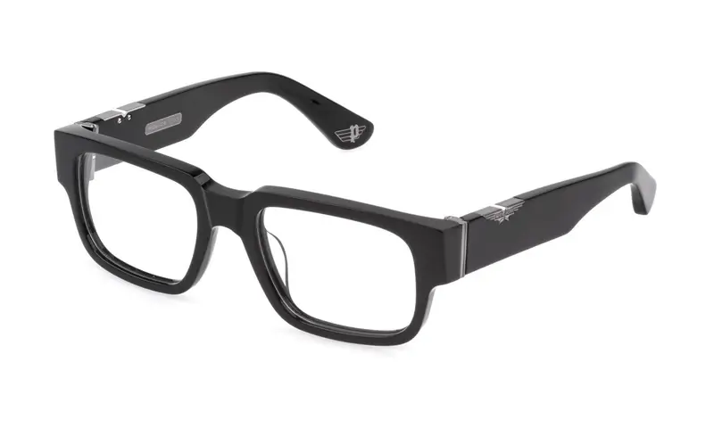 Police Uomo VPLP11 ORIGINS MAXI 2  700 Montature da vista Acetato Nero  Squadrata