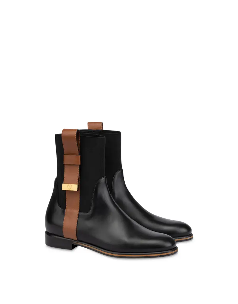 Beatles Austin in Vitello NERO/CUOIO, Pollini miniatura 2