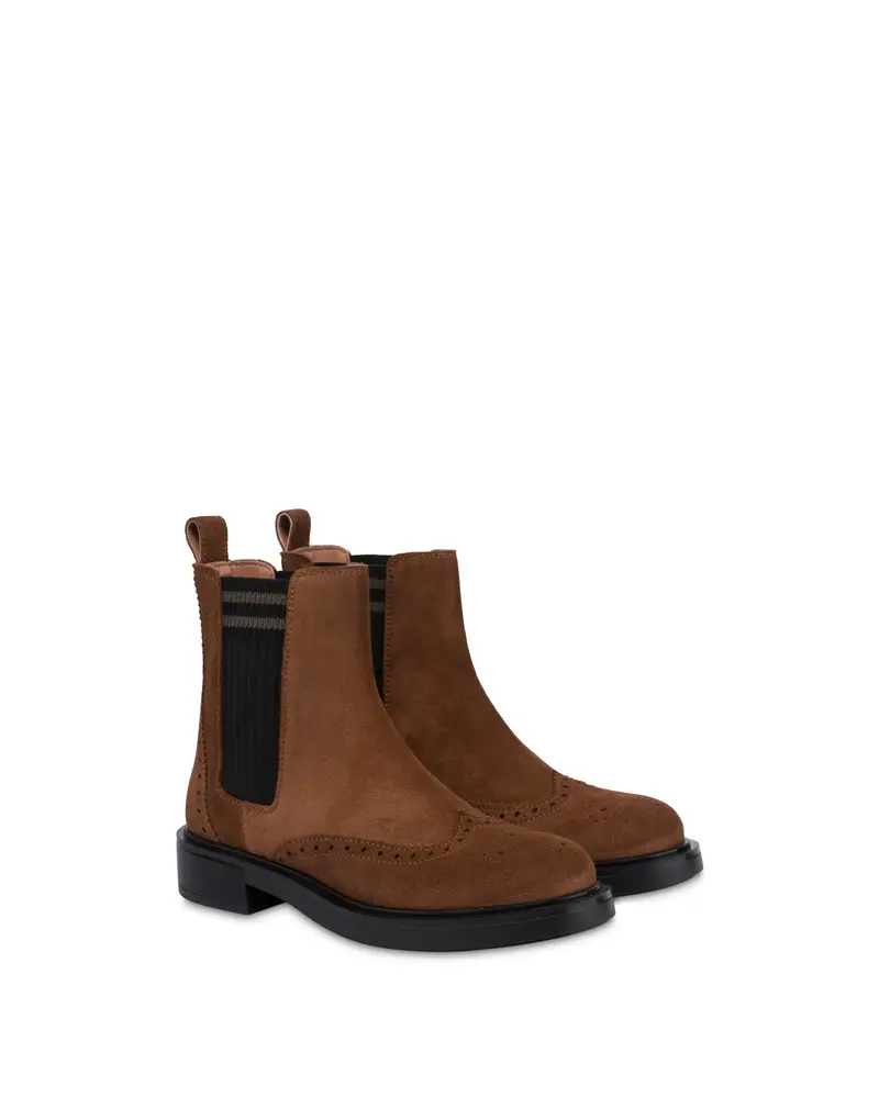 Beatles Cambridge in Crosta LEGNO, Pollini Marrone miniatura 2