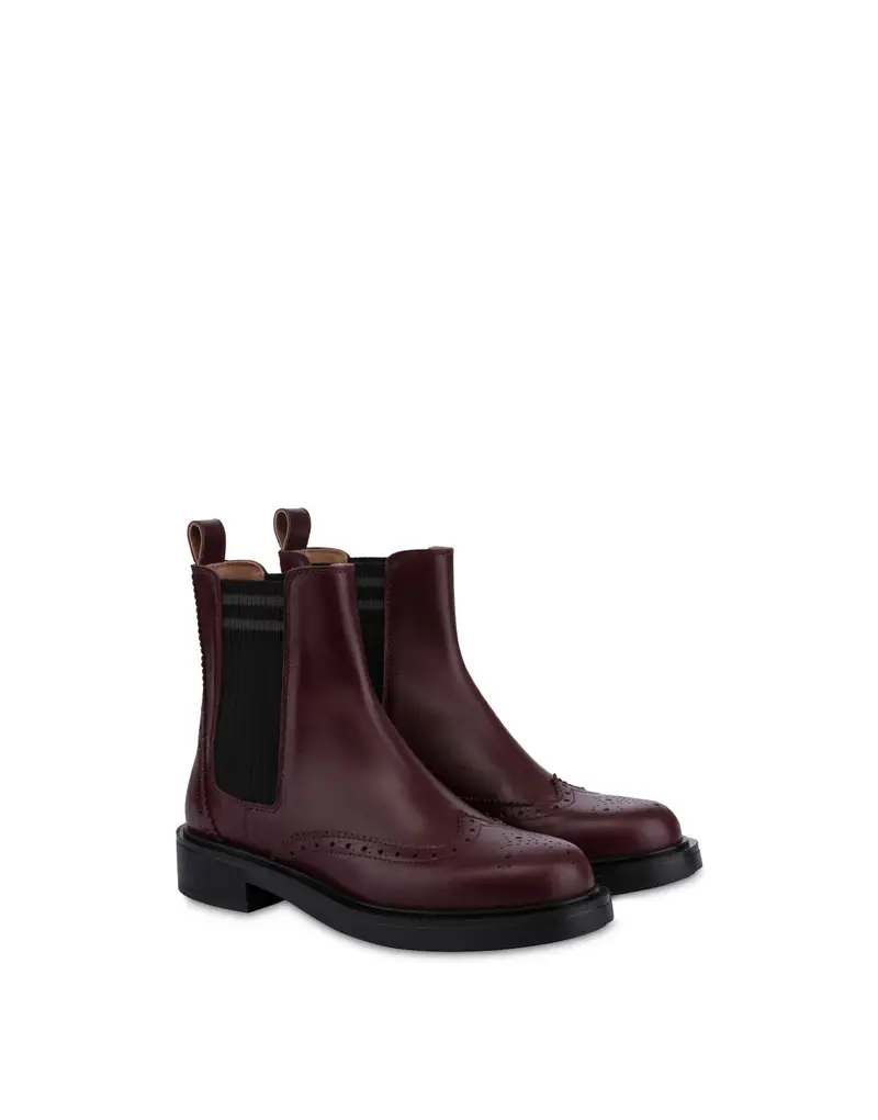 Beatles Cambridge in Vitello AMARANTO, Pollini Rosso miniatura 2