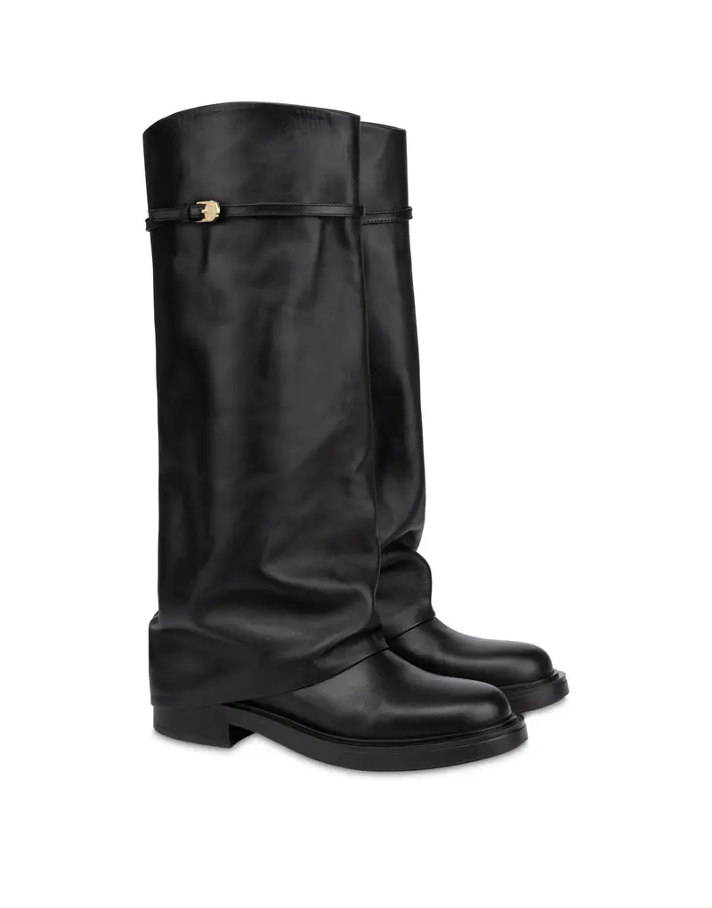Boot Cambridge in Nappa NERO, Pollini miniatura 2