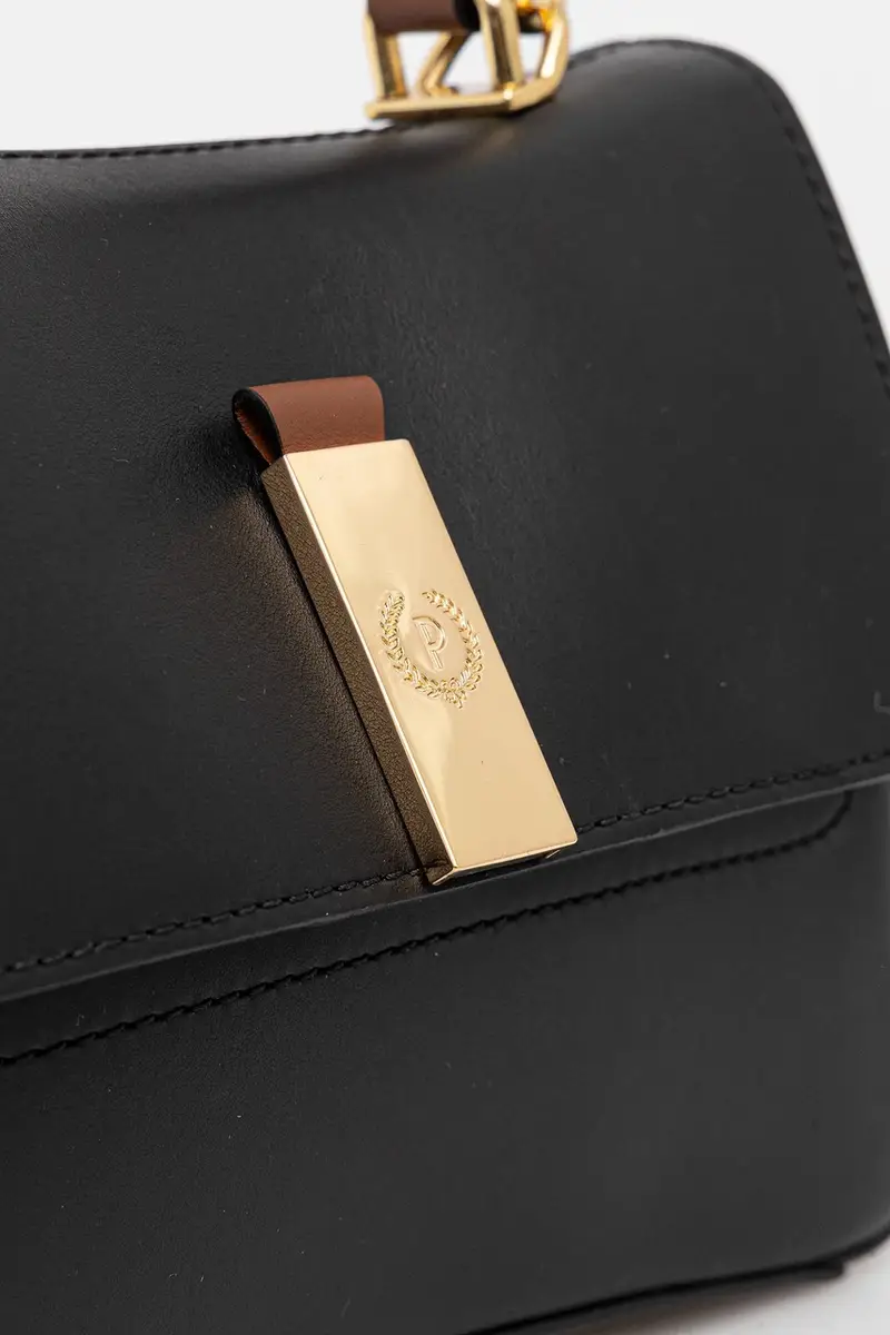 Pollini Borsa a mano Nero 3846800 miniatura 4