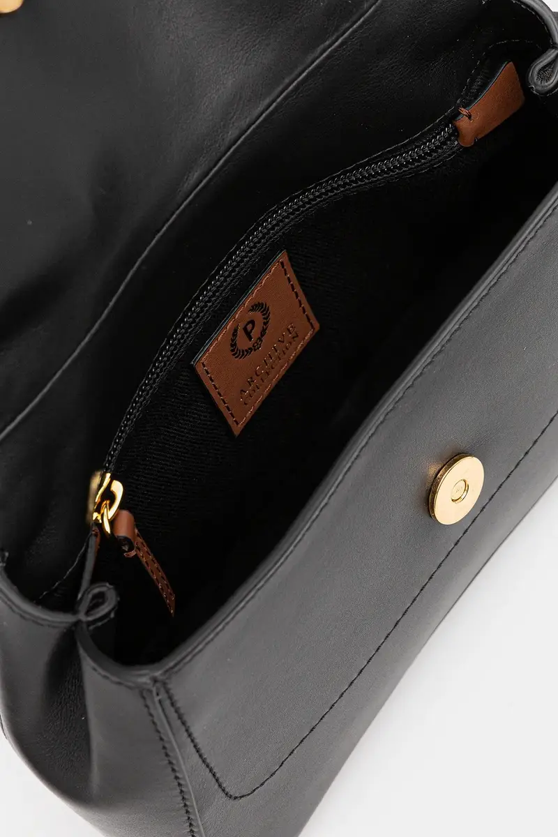 Pollini Borsa a mano Nero 3846800 miniatura 5