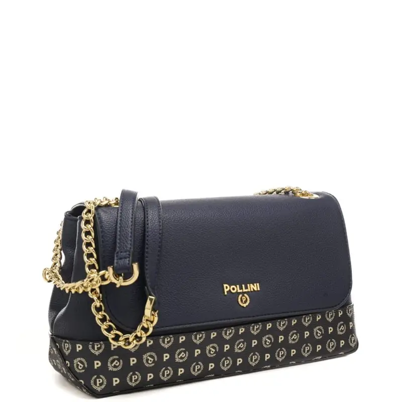 Pollini Borsa a spalla Donna Blu 4263731 miniatura 3