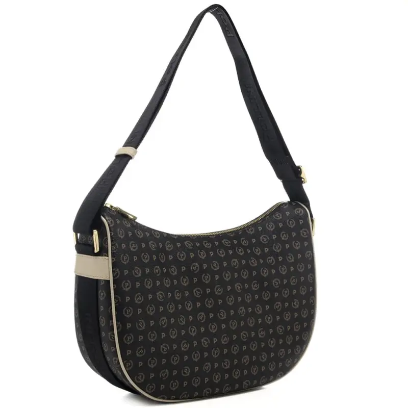 Pollini Borsa a spalla Donna Nero 3470222 miniatura 2