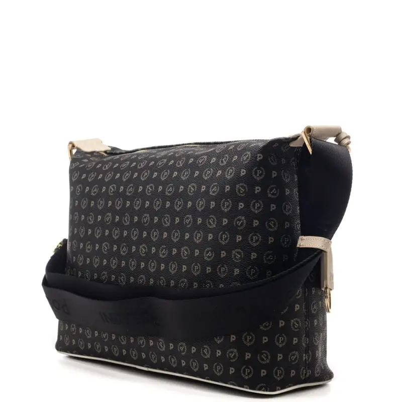 Pollini Borsa a spalla Donna Nero 3069408 miniatura 3