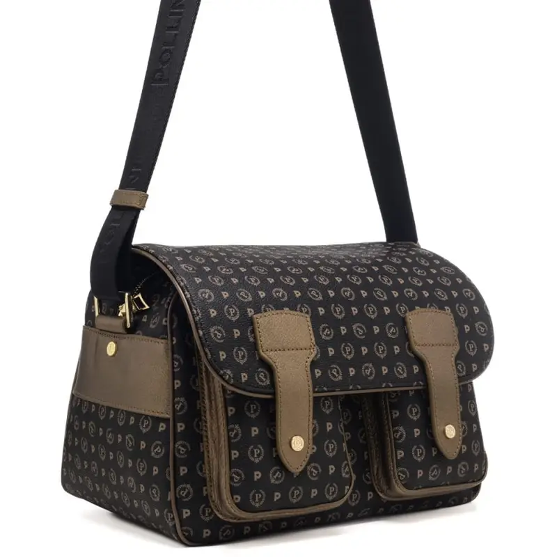 Pollini Borsa a spalla Donna Nero 3069413 miniatura 2