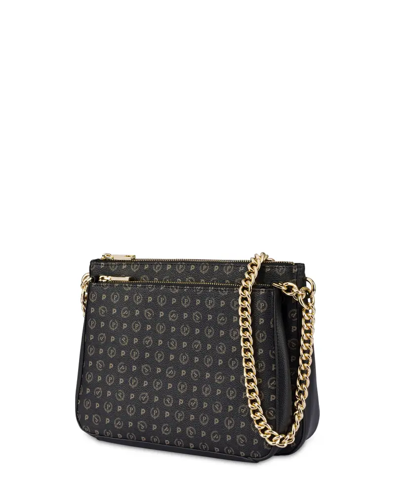 Pollini Borsa a spalla Nero 2499797 miniatura 2