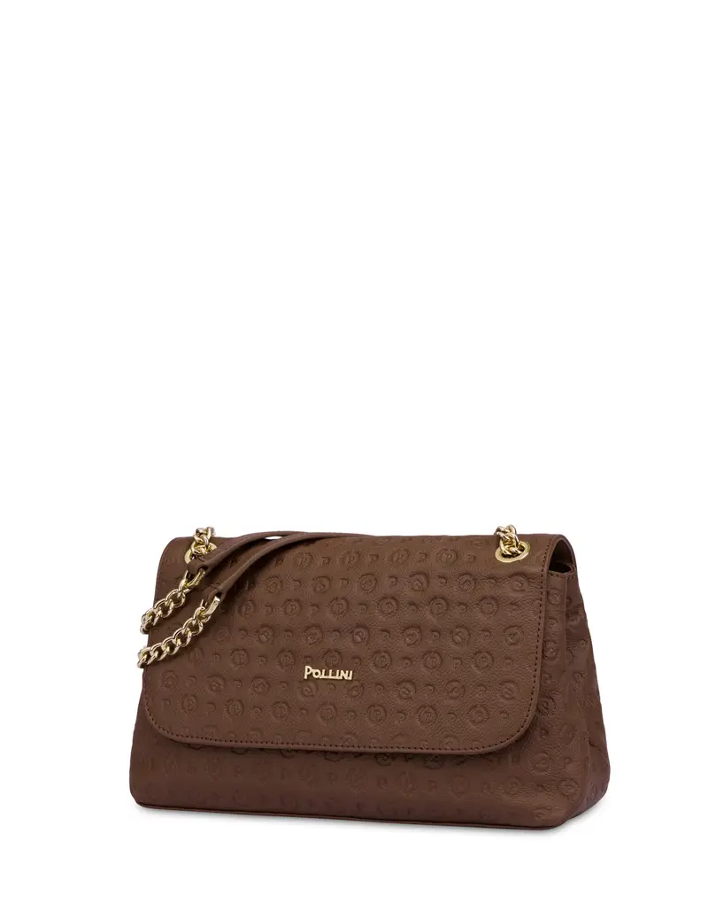 Pollini Borsa a spalla Marrone 2499807 miniatura 2