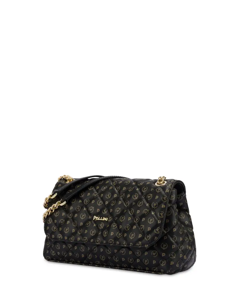 Pollini Borsa a spalla Nero 2499801 miniatura 2