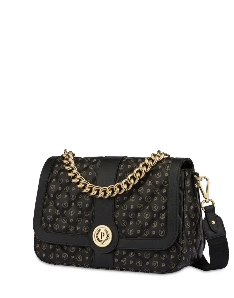 Pollini Borsa a spalla Nero 2499815 miniatura 2