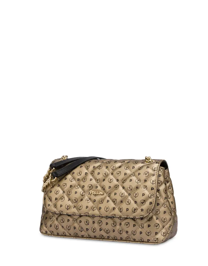 Pollini Borsa a spalla Oro 2499906 miniatura 2