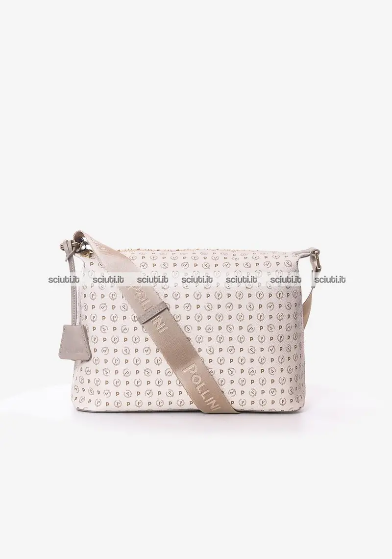 Pollini Borsa a spalla Donna Bianco 3303828