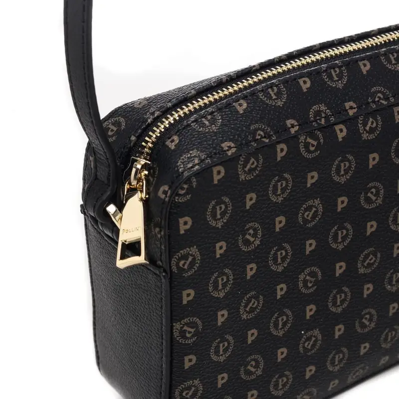 Pollini Borsa a tracolla Donna Nero 2091059 miniatura 2