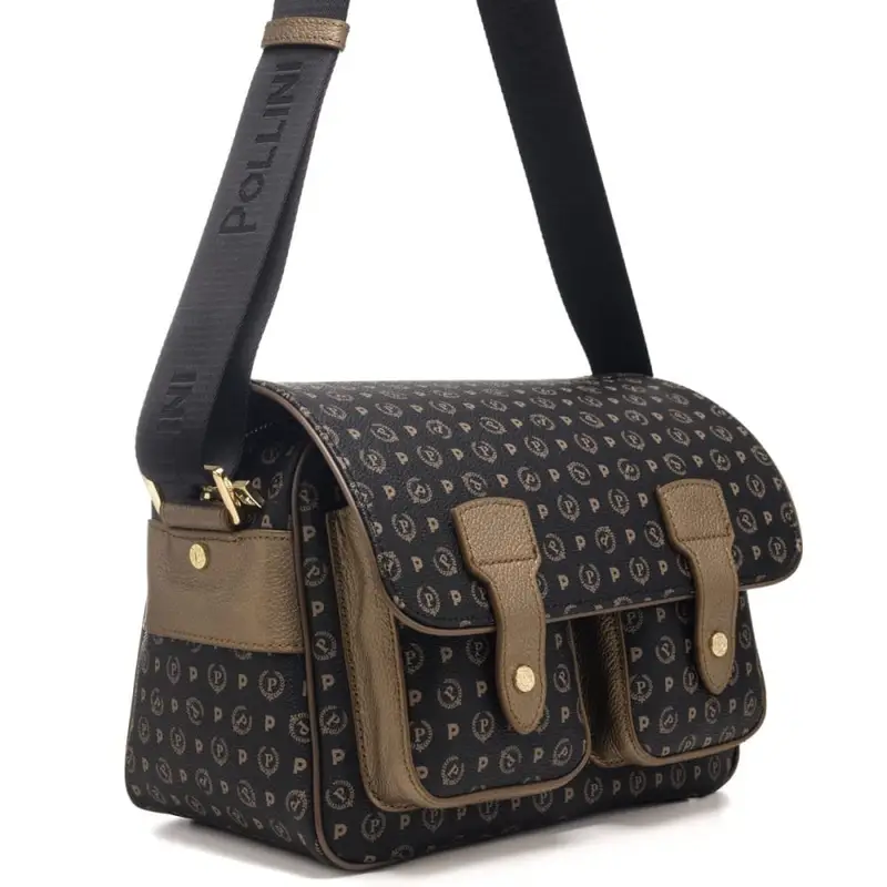 Pollini Borsa a tracolla Donna Nero 3069414 miniatura 2