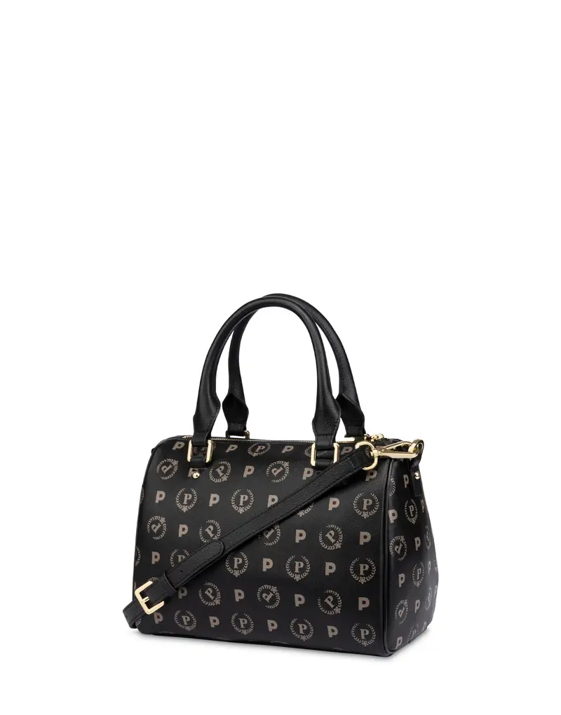 Borsa doppio manico Heritage re-edition + Pocket NERO/NERO/NERO, Pollini miniatura 2