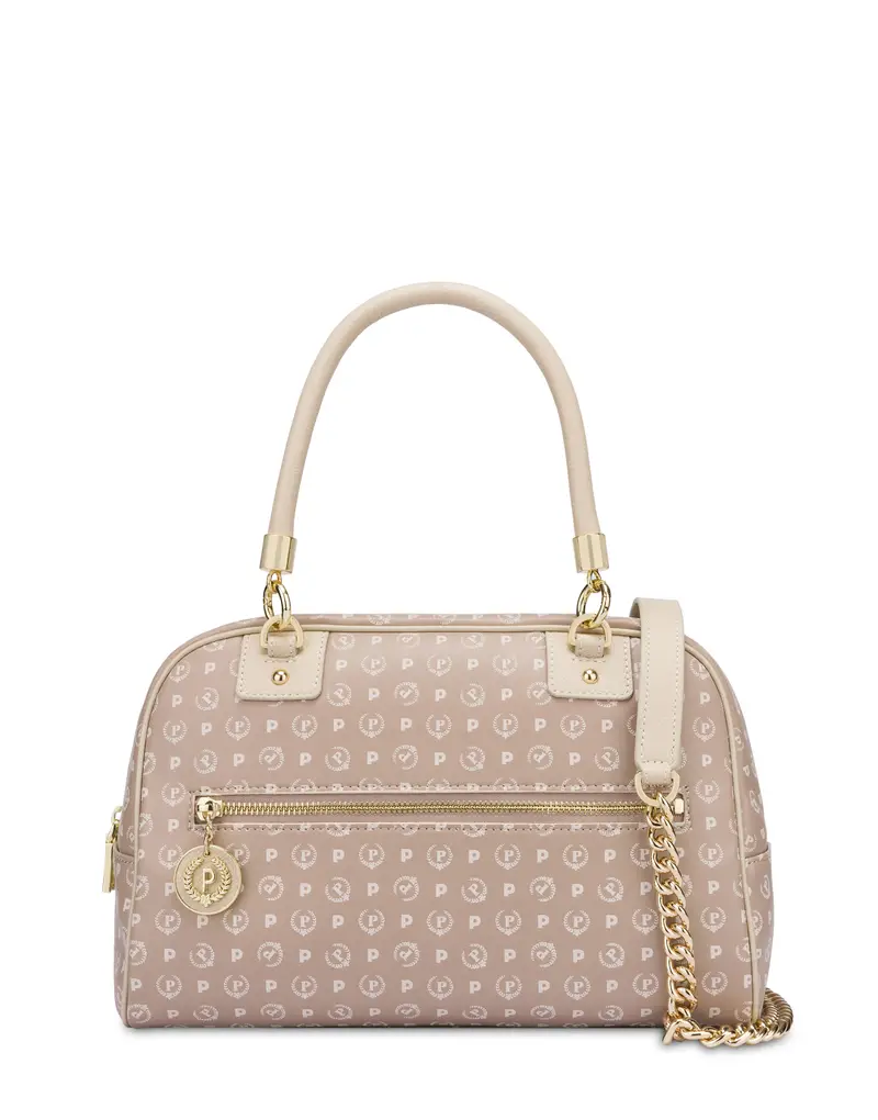 Borsa doppio manico Heritage Soft Touch BEIGE/AVORIO, Pollini Bianco