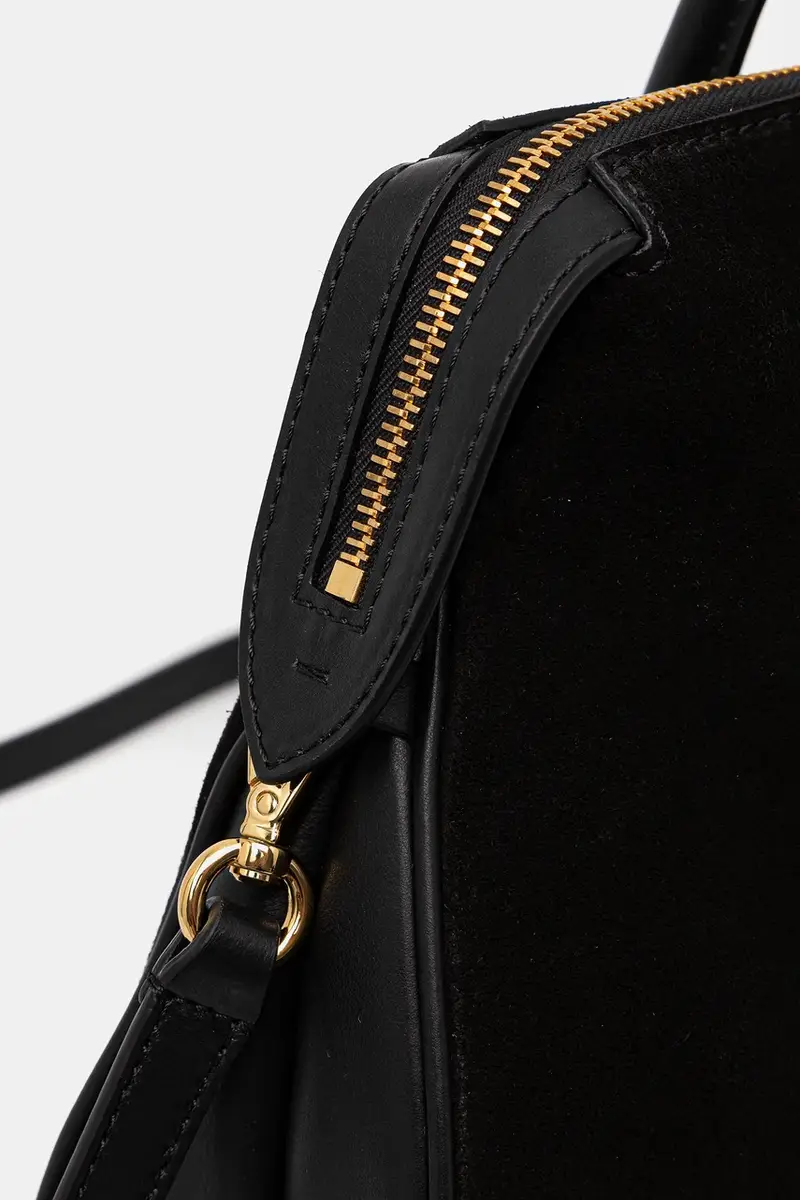 borsa in pelle scamosciata colore nero PC4406PP0N QD1 miniatura 4