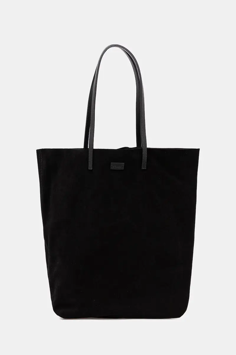 borsa in pelle scamosciata colore nero PC4425PP0N QL1