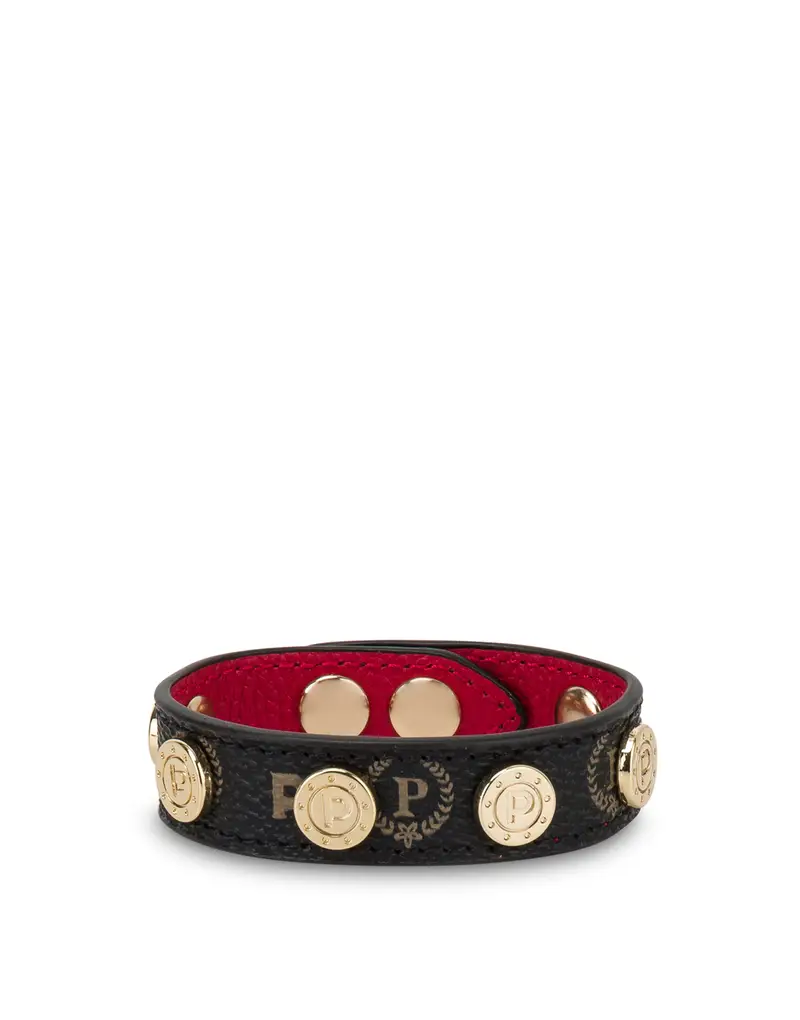 Bracciale con borchie Heritage Bijoux NERO/LACCA, Pollini