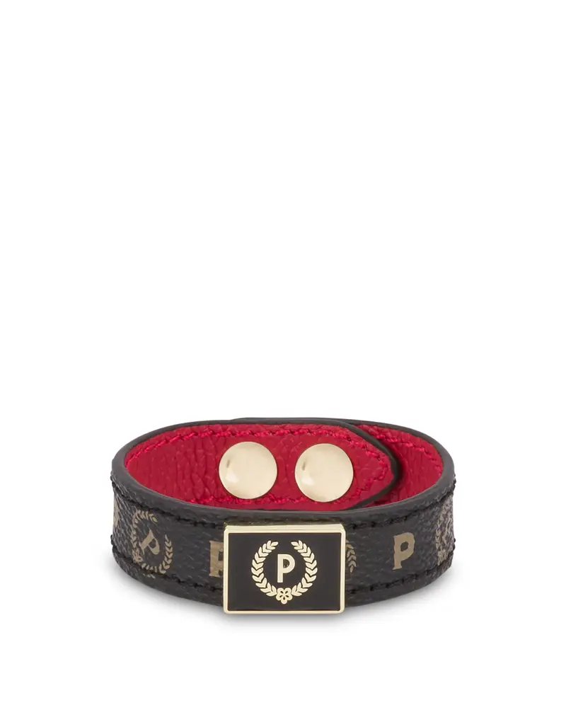 Bracciale con bottoni Heritage Bijoux NERO/LACCA, Pollini