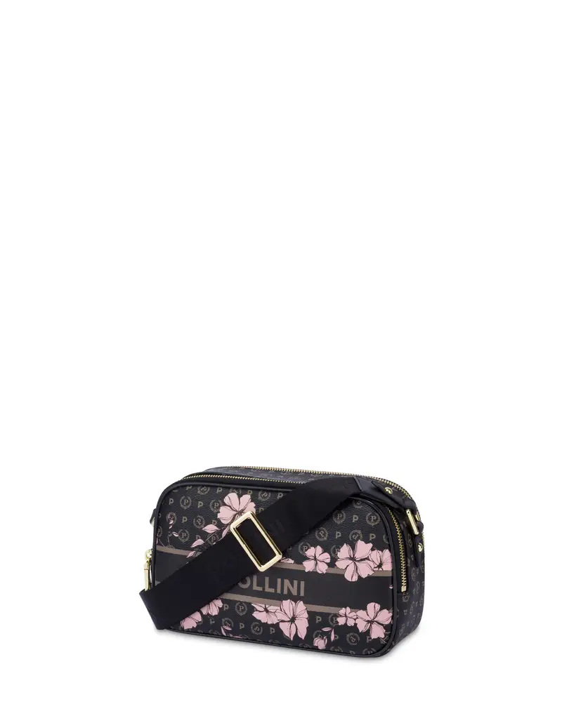 Camera Bag in Heritage Marina Flower, Pollini Nero miniatura 2