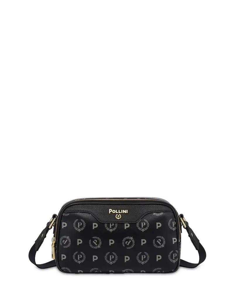 Camera Bag in Heritage Re-Edition NERO/NERO, Pollini