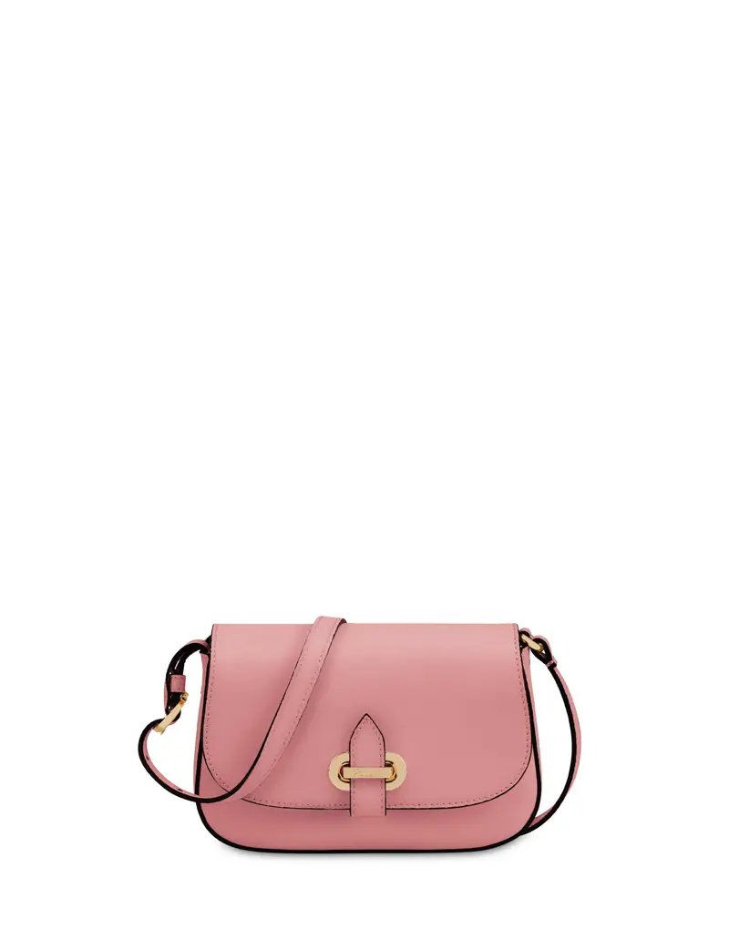 Crossbody Bag Fence in Vitello ORCHIDEA, Pollini Rosa