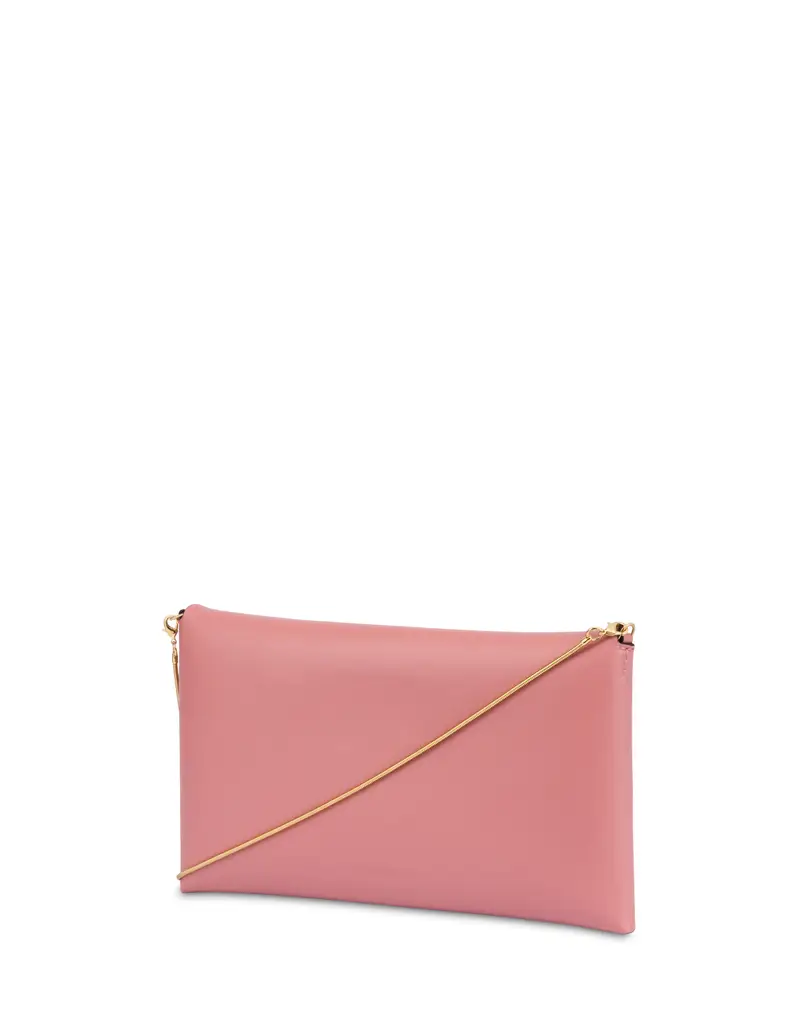 Crossbody Bag Mail in Vitello, Pollini Rosa miniatura 2