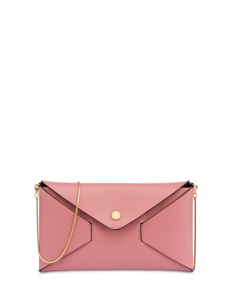Crossbody Bag Mail in Vitello , Pollini Rosa