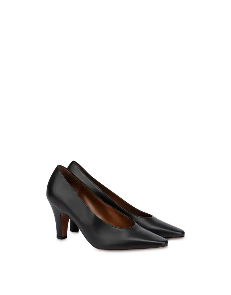 Decolleté Muse in Nappa NERO, Pollini miniatura 2