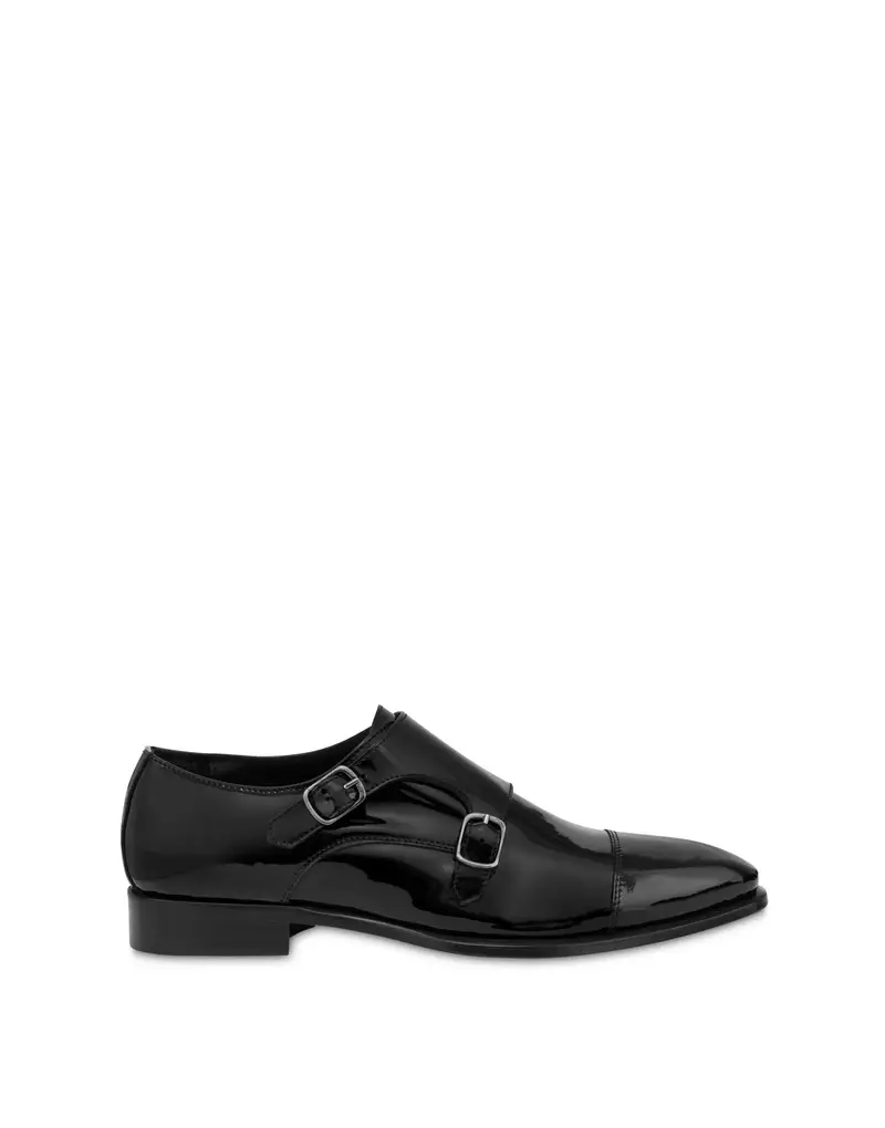 Double Monk 1920 in Vernice NERO, Pollini