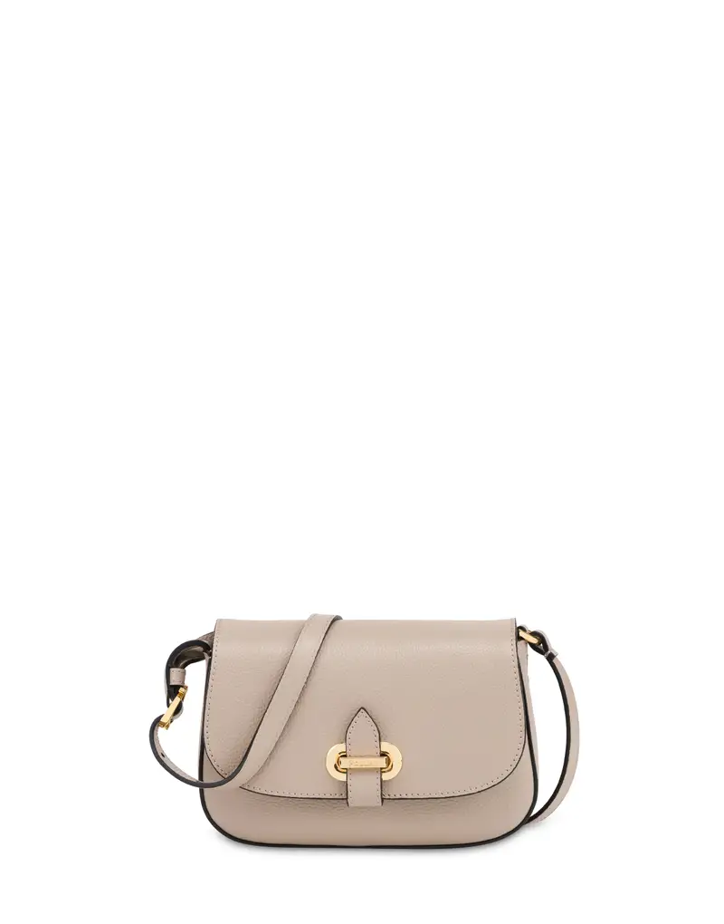 Fence Bag In Crosta TAUPE, Pollini Marrone