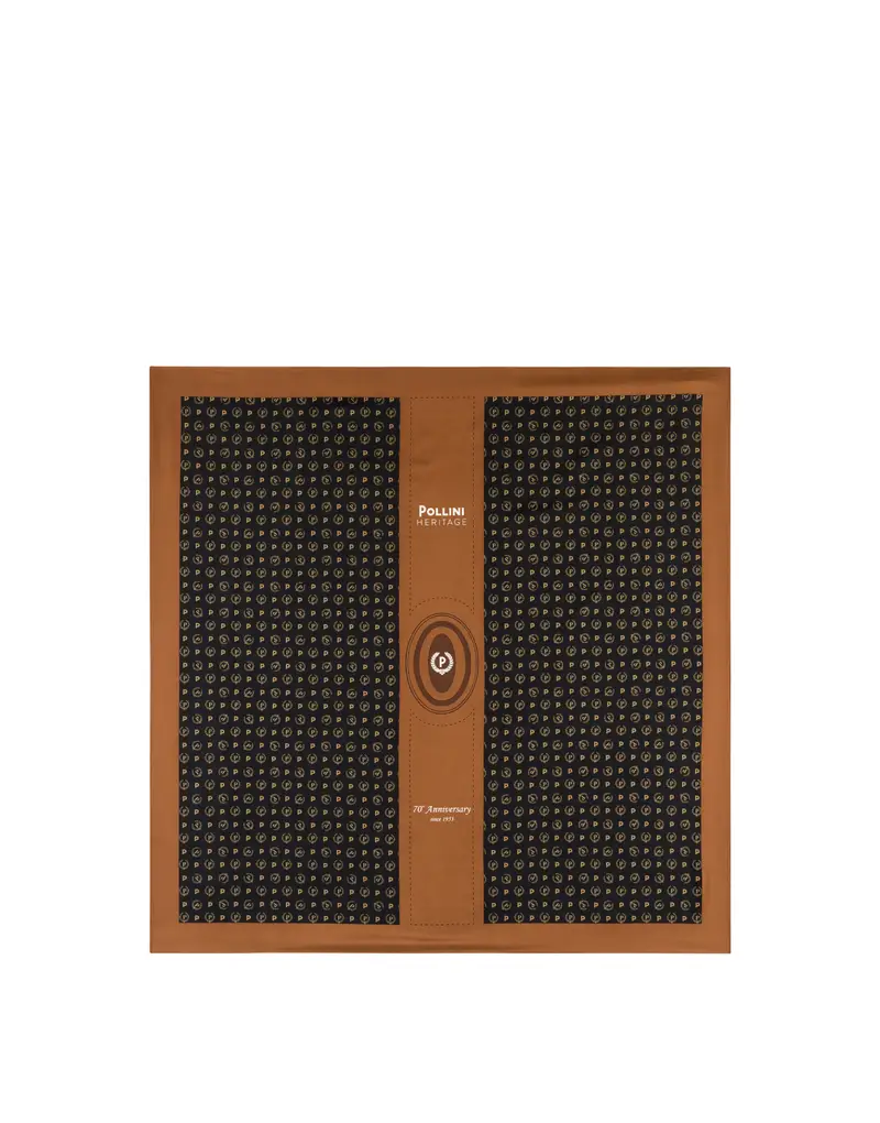 Foulard Heritage 70th Anniversary NERO/MARRONE, Pollini miniatura 2